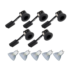 5 Stk. Lyra Indbygningsspot...