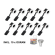 10 x Lyra Indbygningsspot 230V i Hvid + LED i 2700K Dæmpbar Ra90