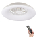 LED Loftlampe & Ventilator Ø600 (Lys i RGB+CCT) - Hvid