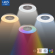 LED Loftlampe & Ventilator Ø600 (Lys i RGB+CCT) - Hvid