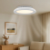 LED Loftlampe & Ventilator Ø450 (Lys i RGB+CCT) - Hvid