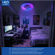 LED Loftlampe & Ventilator i Hvid Ø450 (Lys i RGB+CCT)
