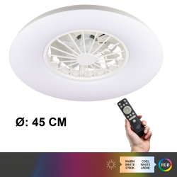 LED Loftlampe & Ventilator...