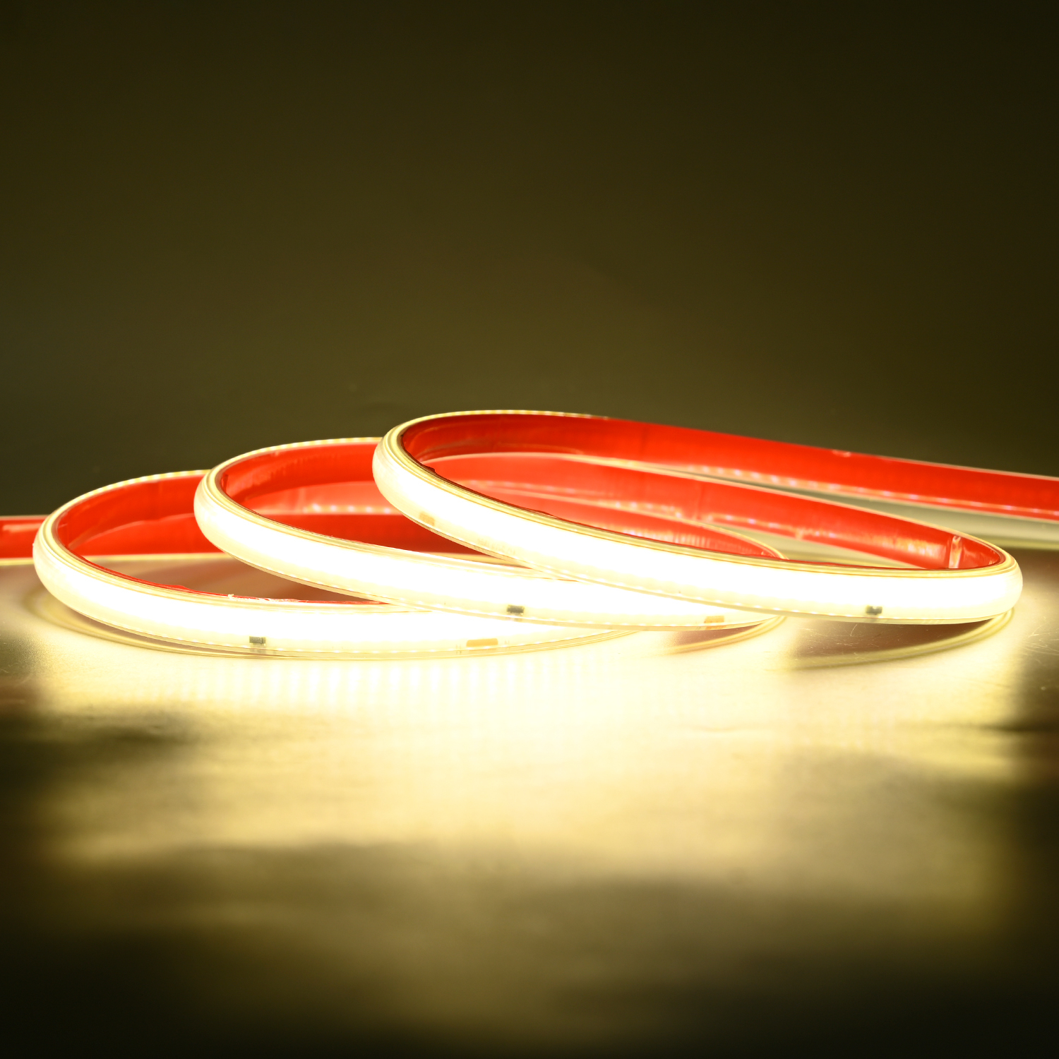 CUT12 Flex COB LED Strip 230V i 4000K, 10W/m, IP65, Dæmpbar - 100 Meter