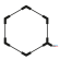 Hexagon CCT LED Lysskinne Loftgitter (Komplet Med 1 Felt)