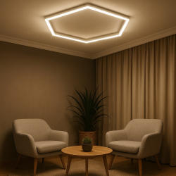 Hexagon CCT LED Lysskinne...