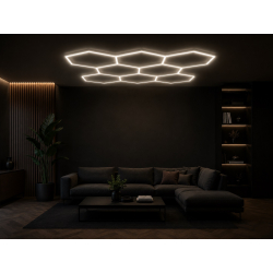 Hexagon CCT LED Lysskinne...