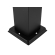 4 x CUBE SQUARE Udendørs Bedlampe Til E27 LED, IP44 - Sort