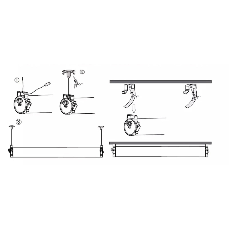 TIGHT-LUX Sløjfbar LED Armatur 50W UGR19 IP69K Ra90 - 150 cm
