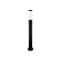 CUBE Rund Udendørs Bedlampe Til E27 LED, IP44 - Sort