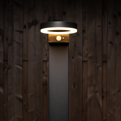 Solar Bedlampe & Væglampe i 2700K, IP44, Ra97 - Sort