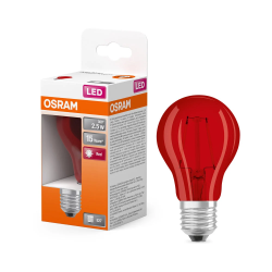 Osram Décor E27 LED Pærer i Rød, 2,5W