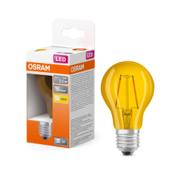 Osram Décor E27 LED Pærer i Gul, 2,5W