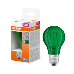 Osram Décor E27 LED Pærer i Grøn, 2,5W