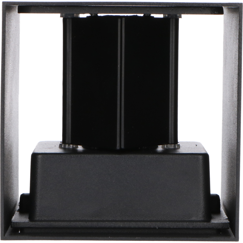 CUBE Dæmpbar LED Udendørs Væglampe CCT 5W Up/Down Ra90, Sort