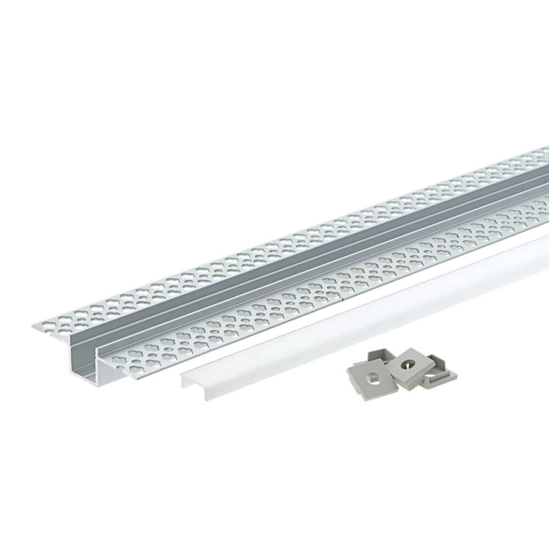 2M Alu profil Til indspartling/indfræsning 56x15 mm.