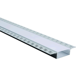 2M Alu profil Til indspartling/indfræsning 61x14 mm.