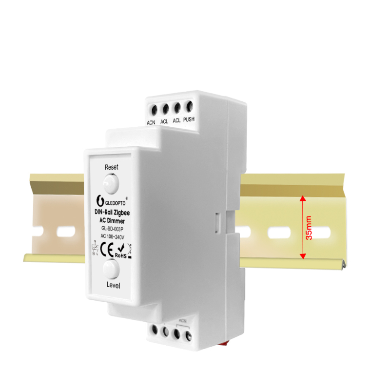 Gledopto Zigbee 3.0 Din-skinne LED Lysdæmper - 10-200W