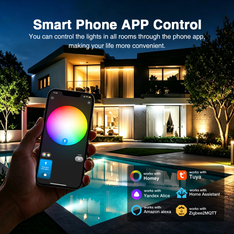 Gledopto PRO 5-i-1 ZigBee IP67 LED Controller Til 12V-24V