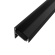 CORNER 6 Sort/Sort Alu Profil Til LED Strip - 2 Meter